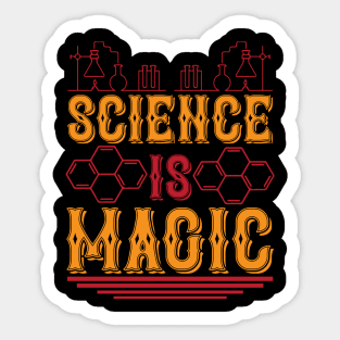 Science Is Magic T Shirt For Women Men Sticker